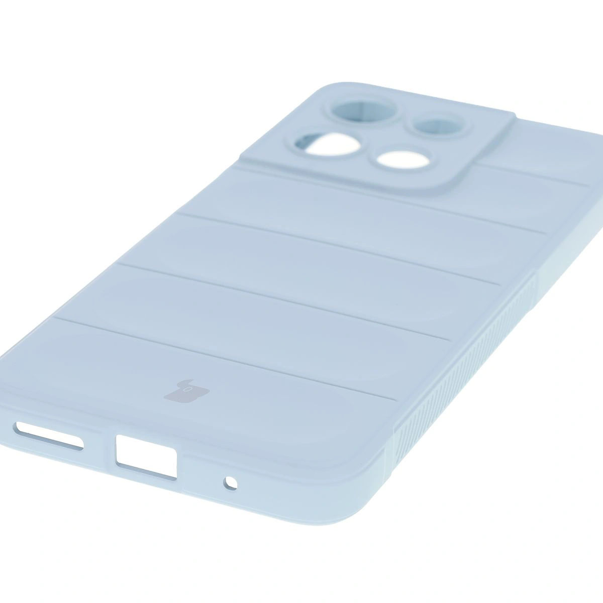 Precyzyjne wycięcia i kompatybilność z ładowaniem indukcyjnym w etui Bizon Case Tur do Motorola Moto G17 / G17 Power / G15 / G15 Power
